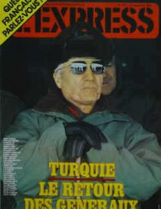 Express Kapak 27 Eylül 1980 Kenan Evren, Coşkun Aral