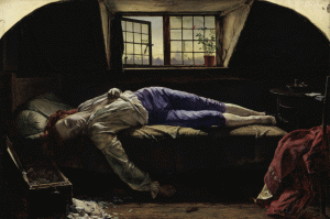 STJ_The-Death-of-Chatterton,-Henry-Wallis,-1856