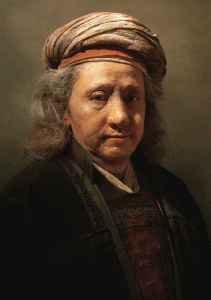 YM_Self-Portraits-through-Art-History-(Rembrandt’s-Testament)-2016-145x111cm,-Color-Photograph